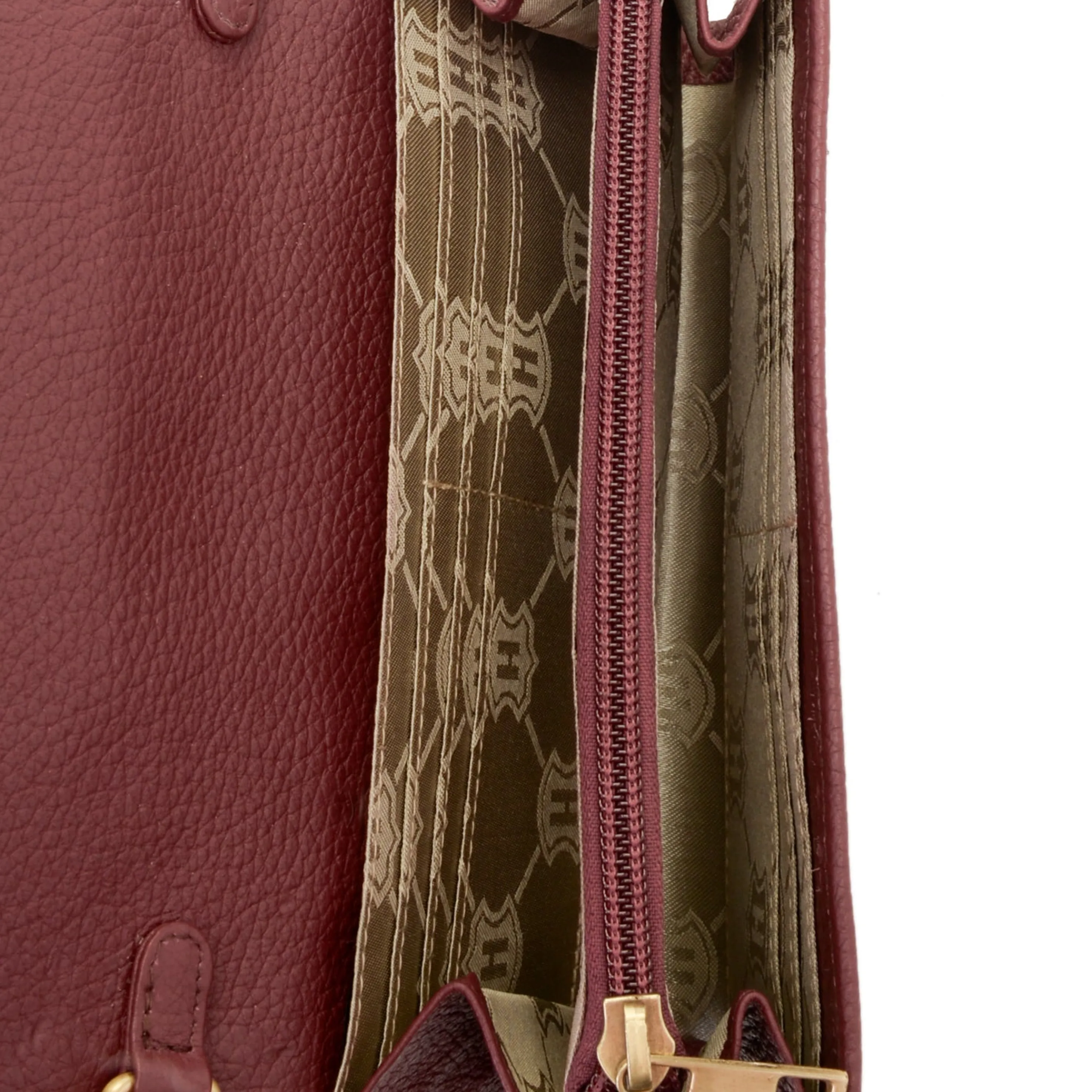 Outlet Crest Leather Rfid Crossbody Wallet Crossbody