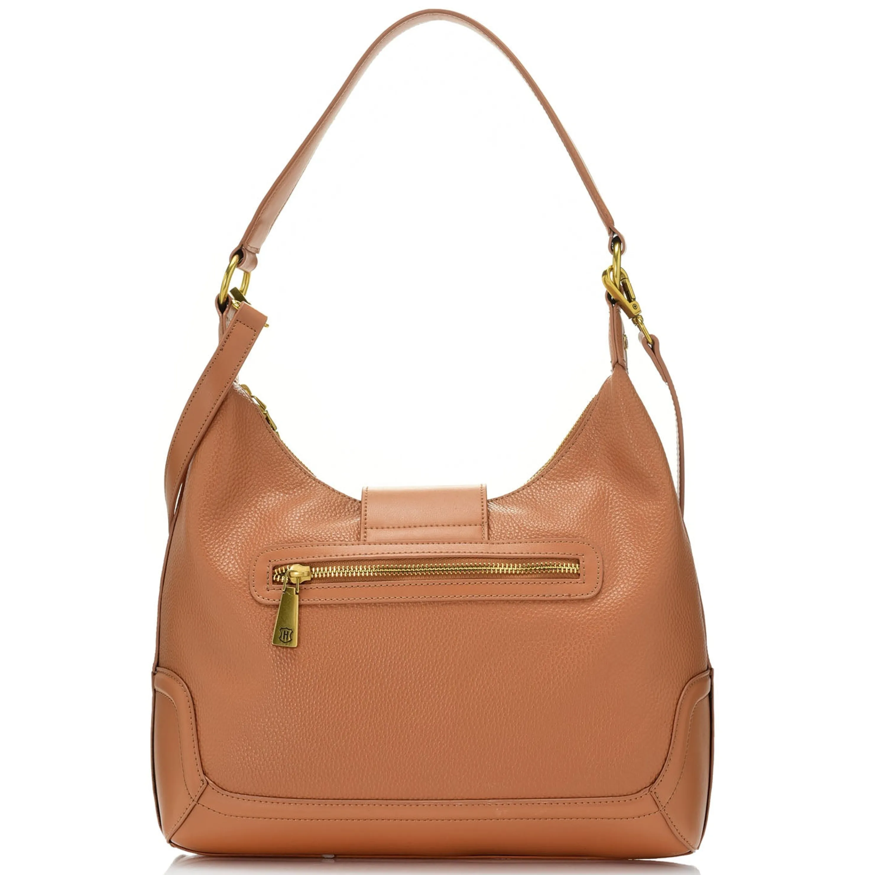 Fashion Crest Shoulder & Crossbody Leather Bag Crossbody