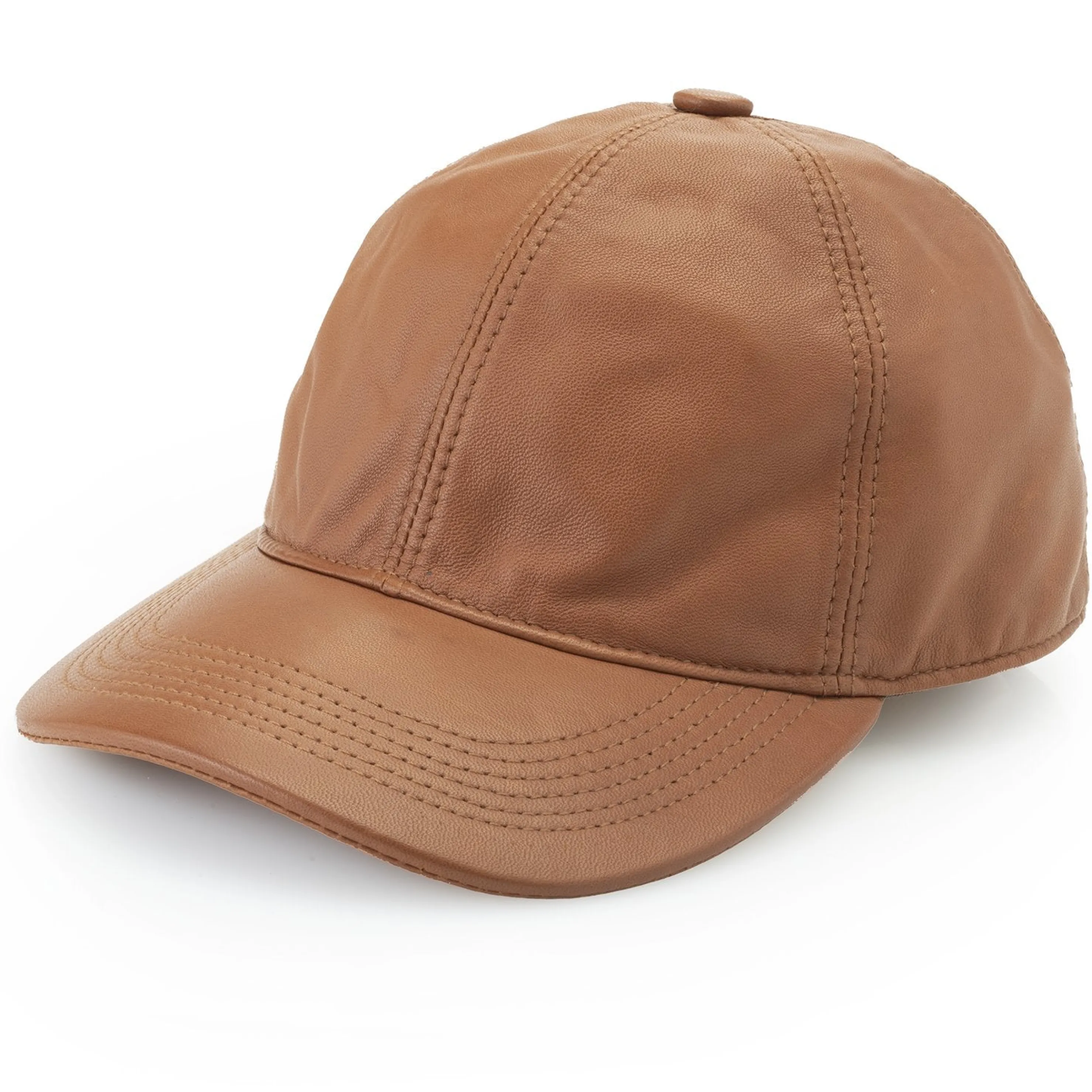 New Lambskin Baseball Cap Women Outerwear
