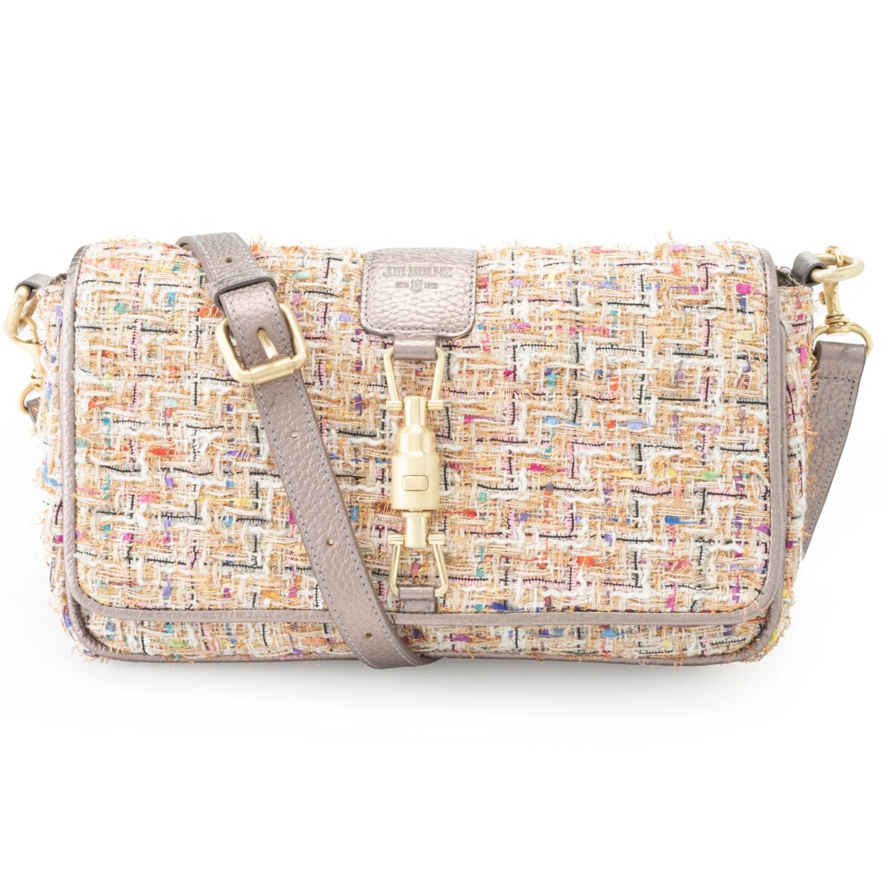 Clearance Maureen Tweed & Leather Crossbody Crossbody