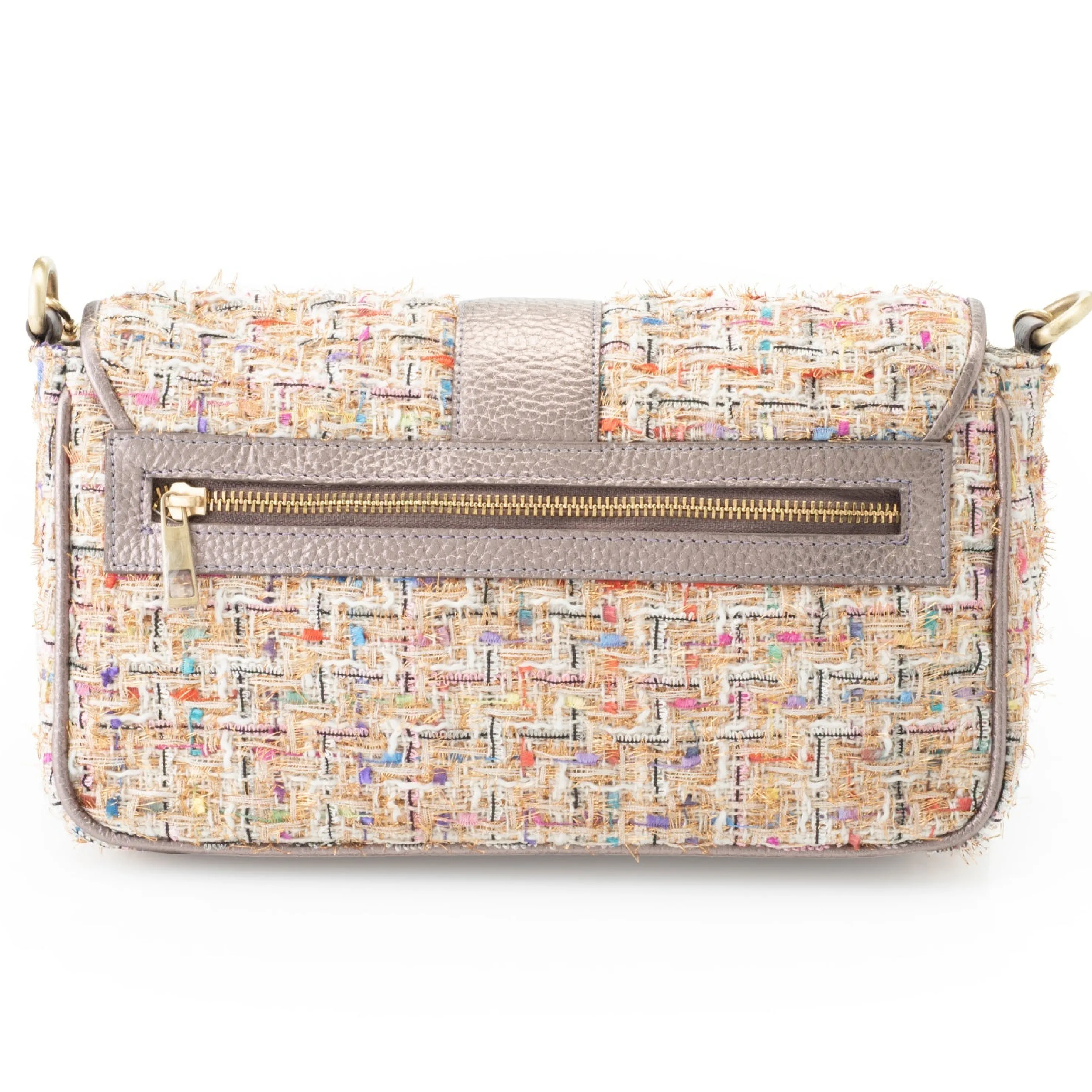 Clearance Maureen Tweed & Leather Crossbody Crossbody