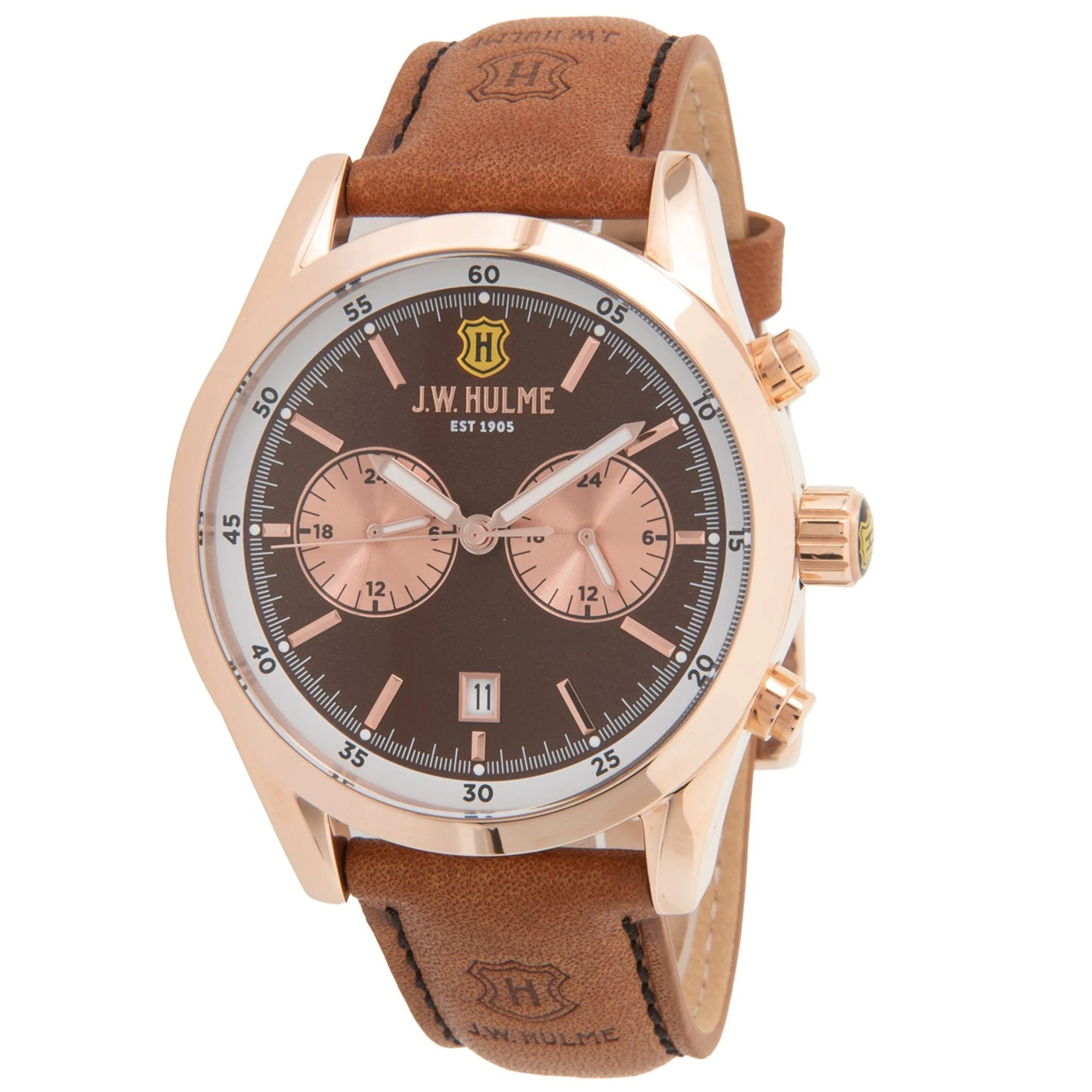 Hot 44Mm Quartz Leather Strap Watch Men's Watches