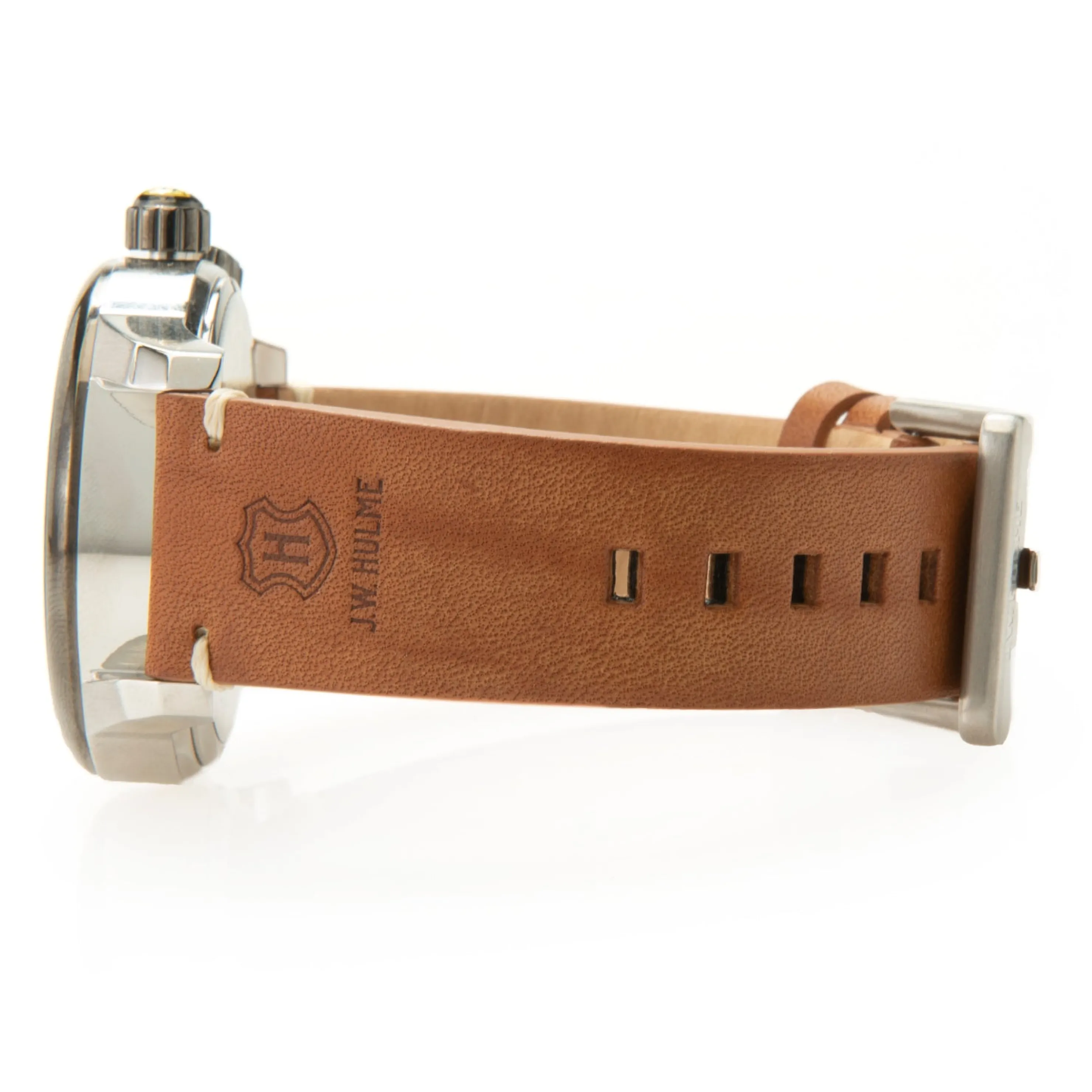 Outlet 43Mm Quartz Sunray Dial Leather Strap Watch Men's Watches