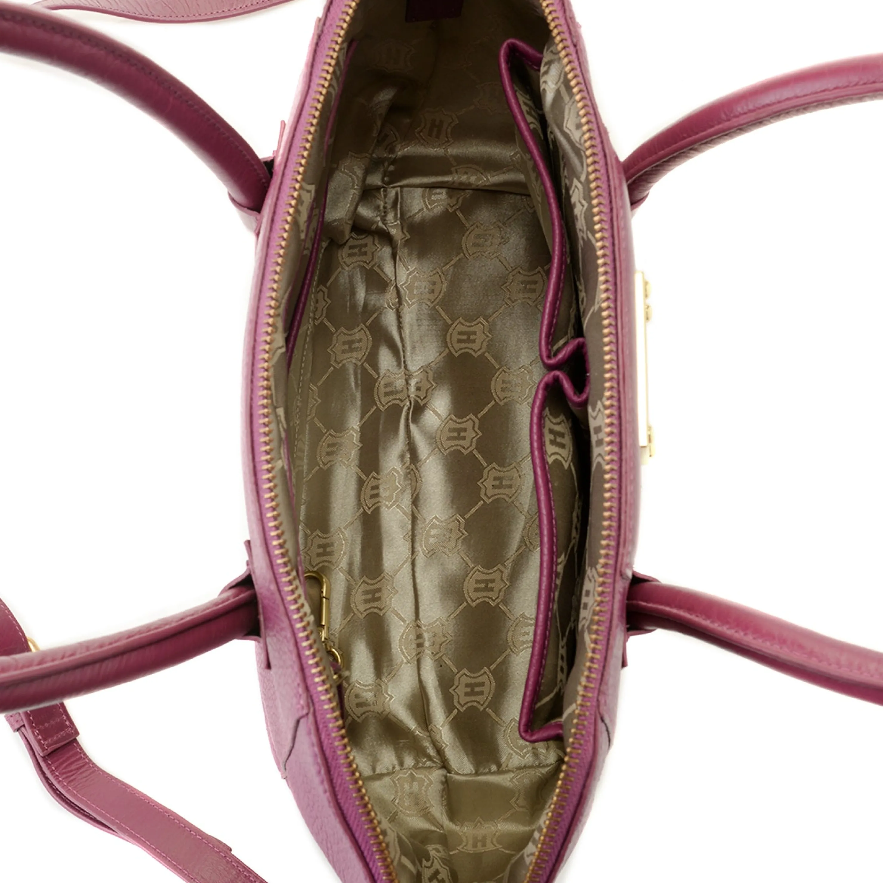 New Skye Glazed Pebble Grain Leather Satchel Satchels